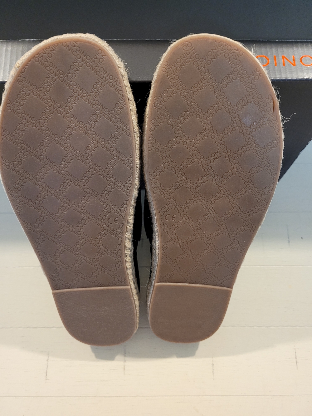 Vionic Black Suede Double Buckle Slide Sandals - Picture 11 of 13